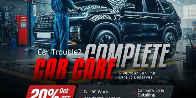 Vraj Motors_ Car Ac Service, Car Detailing,& CASHLESS ACCIDENTAL WORK IN BOPAL- AHMEDABAD